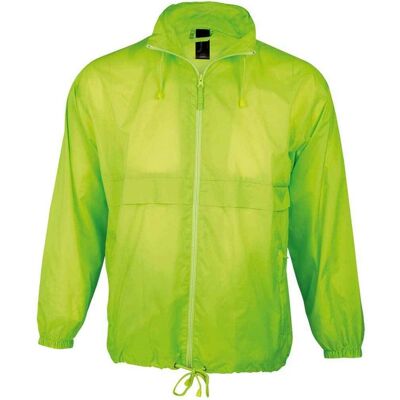 SOLS Windjack voor volwassenen (Neon Lime) M SOLS Windjack voor volwassenen (Neon Lime) M