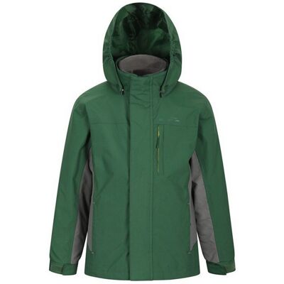 Mountain Warehouse Kinder/Kids Cannonball 3 in 1 Waterdichte Jas (Khaki) 11-12J / 146-152cm Mountain Warehouse Kinder/Kids Cannonball 3 in 1 Waterdichte Jas (Khaki) 11-12J / 146-152cm