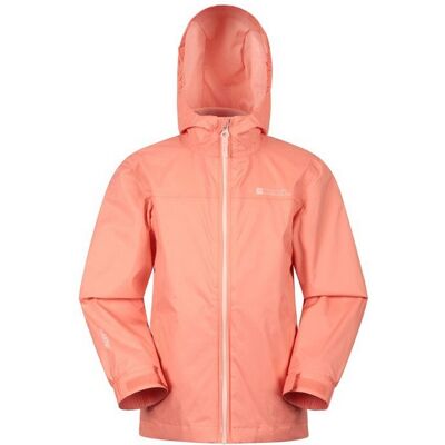 Mountain Warehouse Kinder Torrent Waterdichte Jas - Roze/Oranje - 11-12 jaar Mountain Warehouse Kinder Torrent Waterdichte Jas - Roze/Oranje - 11-12 jaar