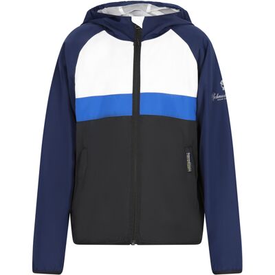 Schmuddelwedda Anorak jongens (kinderen) marine colorblock 10J / 140cm Schmuddelwedda Anorak jongens (kinderen) marine colorblock 10J / 140cm