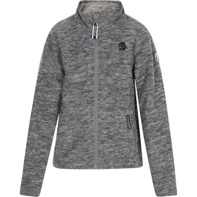 Schmuddelwedda Fleece jas jongens (kinderen) grijs melange 10J / 140cm Schmuddelwedda Fleece jas jongens (kinderen) grijs melange 10J / 140cm