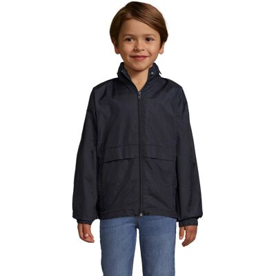 SOLS Windjack voor kinderen (Marine) 15-16J / 170-176cm SOLS Windjack voor kinderen (Marine) 15-16J / 170-176cm