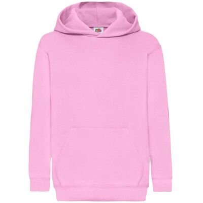 Fruit of the Loom Kinder/Kids Klassieke Hoodie (Lichtroze) 14-15J / 164-170cm Fruit of the Loom Kinder/Kids Klassieke Hoodie (Lichtroze) 14-15J / 164-170cm