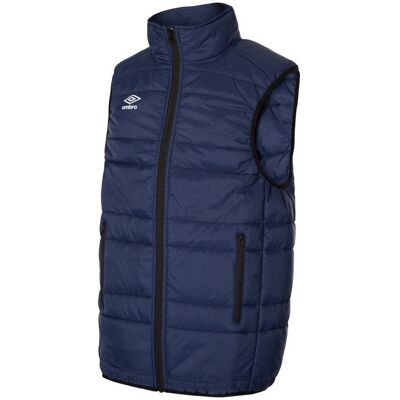 Umbro Kinder/Kinder Club Essential Gilet (Donker marine/wit) 11-12J / 146-152cm Umbro Kinder/Kinder Club Essential Gilet (Donker marine/wit) 11-12J / 146-152cm
