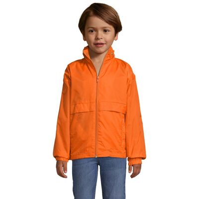 SOLS Windjack voor kinderen (Oranje) 5-6J / 110-116cm SOLS Windjack voor kinderen (Oranje) 5-6J / 110-116cm