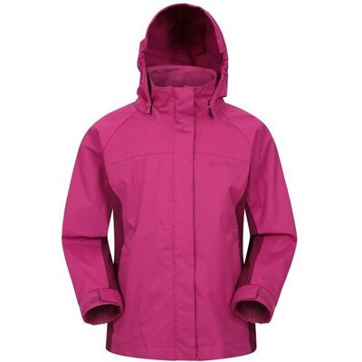 Mountain Warehouse Kinder/Kids Shelly II Waterdichte Jas (Bes) 11-12J / 146-152cm Mountain Warehouse Kinder/Kids Shelly II Waterdichte Jas (Bes) 11-12J / 146-152cm