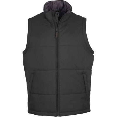SOLS Unisex Warm Gilet voor volwassenen (Houtskool Grijs Effen) S SOLS Unisex Warm Gilet voor volwassenen (Houtskool Grijs Effen) S