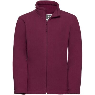 Russell Athletic Russell Kinder/Kids Fleece Jas (Bourgondië) 9-10J / 134-140cm Russell Athletic Russell Kinder/Kids Fleece Jas (Bourgondië) 9-10J / 134-140cm