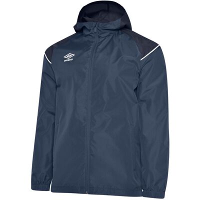 Umbro Waterdichte jas met capuchon voor kinderen (Marine/Peacoat/Briljant Wit) 9-10J / 134-140cm Umbro Waterdichte jas met capuchon voor kinderen (Marine/Peacoat/Briljant Wit) 9-10J / 134-140cm