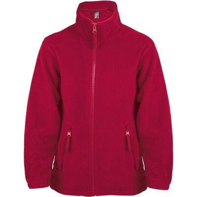 SOLS Kinder/Kinder North Fleece Jas (Rood) 4J / 104cm SOLS Kinder/Kinder North Fleece Jas (Rood) 4J / 104cm
