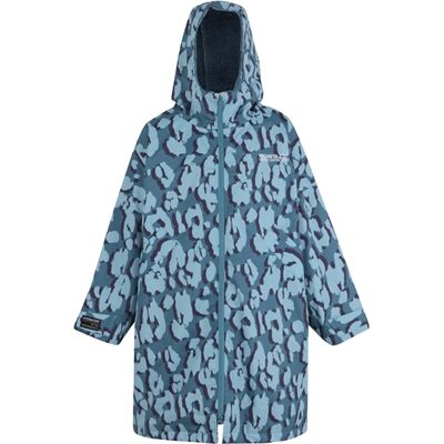 Dare 2B Waterdichte luipaardprint verkleedjas voor kinderen/kids (Stormblauw/Noordsblauw) 5-8J / 110-128cm Dare 2B Waterdichte luipaardprint verkleedjas voor kinderen/kids (Stormblauw/Noordsblauw) 5-8J / 110-128cm