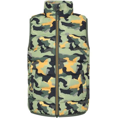 Mountain Warehouse Kinderen/Kinderen Rocko Camo Gewatteerd Gilet (Donkere Khaki) 2-3J / 92-98cm Mountain Warehouse Kinderen/Kinderen Rocko Camo Gewatteerd Gilet (Donkere Khaki) 2-3J / 92-98cm