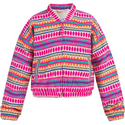 IZIA bomberjack Meisje Veelkleurig roze 11J / 146cm IZIA bomberjack Meisje Veelkleurig roze 11J / 146cm