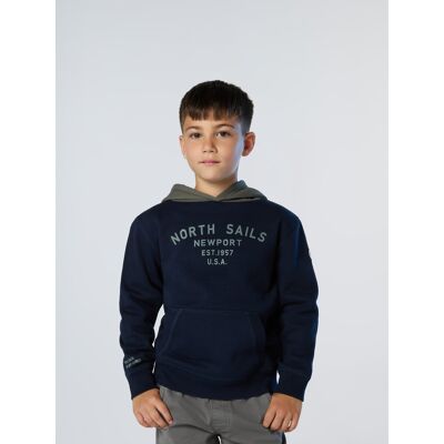 North Sails Hoodie Met Newport-print 11-12J / 146-152cm North Sails Hoodie Met Newport-print 11-12J / 146-152cm