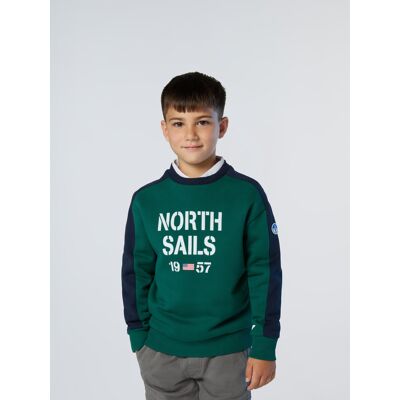 North Sails Sweatshirt Met flockprint 9-10J / 134-140cm North Sails Sweatshirt Met flockprint 9-10J / 134-140cm