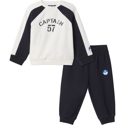 North Sails Trainingspak Romper met kapiteinsprint 9-12M / 74-80cm North Sails Trainingspak Romper met kapiteinsprint 9-12M / 74-80cm