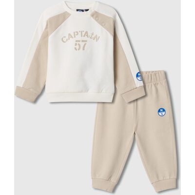 North Sails Trainingspak Romper met kapiteinsprint 9-12M / 74-80cm North Sails Trainingspak Romper met kapiteinsprint 9-12M / 74-80cm