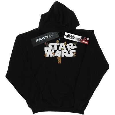 Star Wars Jongens Kiddie Logo Hoodie (Zwart) 12-13J / 152-158cm Star Wars Jongens Kiddie Logo Hoodie (Zwart) 12-13J / 152-158cm