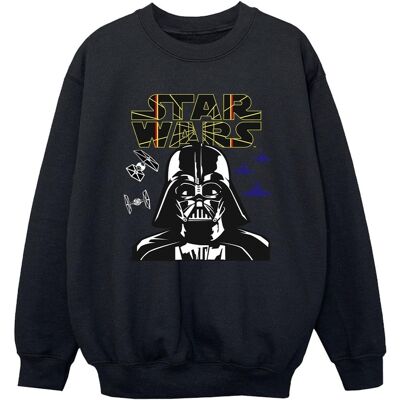 Star Wars Jongens Darth Vader Comp Logo Sweatshirt (Zwart) 3-4J / 98-104cm Star Wars Jongens Darth Vader Comp Logo Sweatshirt (Zwart) 3-4J / 98-104cm