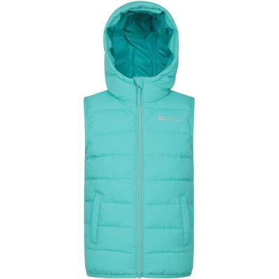 Mountain Warehouse Kinder Rocko Waterdichte Hooded Mouwloze Bodywarmer (Blauw) 13J / 158cm Mountain Warehouse Kinder Rocko Waterdichte Hooded Mouwloze Bodywarmer (Blauw) 13J / 158cm