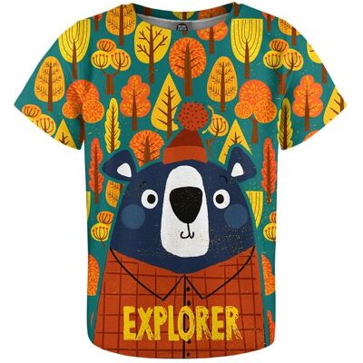 Mr. Gugu & Miss Go "Bear Explorer" T-shirt 6-8J / 116-128cm Mr. Gugu & Miss Go "Bear Explorer" T-shirt 6-8J / 116-128cm