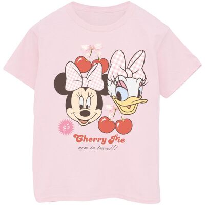 Disney Meisjes Cherry Pie Minnie Mouse & Daisy Katoenen T-Shirt (Baby Roze) 3-4J / 98-104cm Disney Meisjes Cherry Pie Minnie Mouse & Daisy Katoenen T-Shirt (Baby Roze) 3-4J / 98-104cm