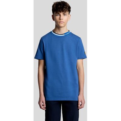 Lyle & Scott T-shirt met Tipped Collar-logo 8-9J / 128-134cm Lyle & Scott T-shirt met Tipped Collar-logo 8-9J / 128-134cm