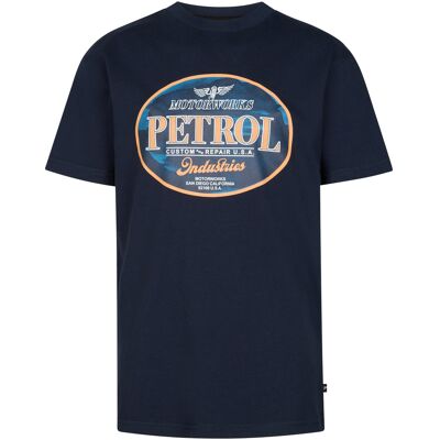 Petrol Industries - Jongens Jersey T-shirt met print Nopal - Blauw 10J / 140cm Petrol Industries - Jongens Jersey T-shirt met print Nopal - Blauw 10J / 140cm