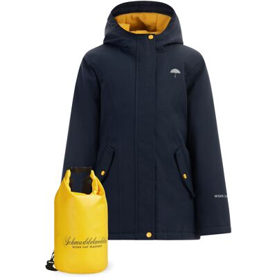 Schmuddelwedda Anorak + Tagesrucksack - SET Meisjes marine 6J / 116cm Schmuddelwedda Anorak + Tagesrucksack - SET Meisjes marine 6J / 116cm