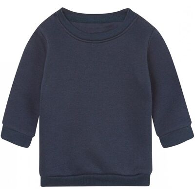 Babybugz Baby Essentieel Effen Sweatshirt (Marine) 18-24M Babybugz Baby Essentieel Effen Sweatshirt (Marine) 18-24M