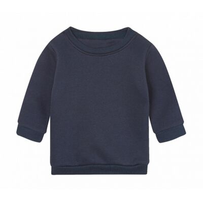 Babybugz Baby Essential Sweatshirt (Marine) 18-24M Babybugz Baby Essential Sweatshirt (Marine) 18-24M