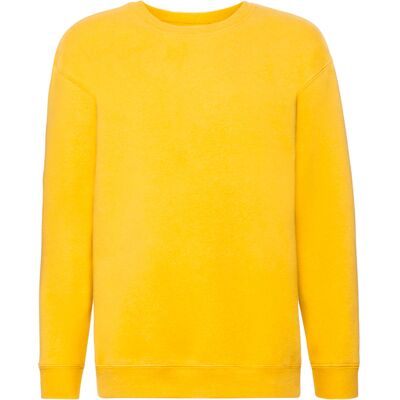 Fruit of the Loom Kinder/Kids Premium Sweatshirt met Inzetstuk (Zonnebloem) 12-13J / 152-158cm Fruit of the Loom Kinder/Kids Premium Sweatshirt met Inzetstuk (Zonnebloem) 12-13J / 152-158cm