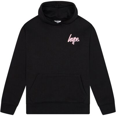 Hype Meisjes Hoodie Kids Casual Zwarte Sweater Zachte Grafische Achterkant Ontwerp 11-12J / 146-152cm Hype Meisjes Hoodie Kids Casual Zwarte Sweater Zachte Grafische Achterkant Ontwerp 11-12J / 146-152cm