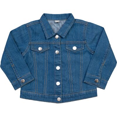 Babybugz Baby Rocks Denim Jacket (Denim Blauw) 4-5J / 104-110cm Babybugz Baby Rocks Denim Jacket (Denim Blauw) 4-5J / 104-110cm