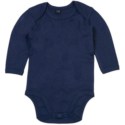Babybugz Babybody met lange mouwen (Nautische Marine) 6-12M / 63-80cm Babybugz Babybody met lange mouwen (Nautische Marine) 6-12M / 63-80cm
