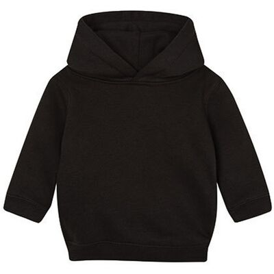 Babybugz Baby Hoodie (Zwart) 6-12M / 63-80cm Babybugz Baby Hoodie (Zwart) 6-12M / 63-80cm