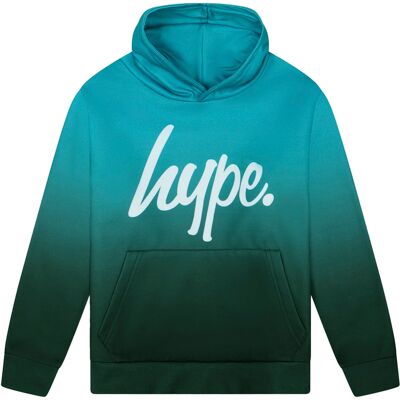 Hype Teal Ombre Jongens Hoodie Zachte Casual Kinderen Sweatshirt Comfortabele Pasvorm 7-8J / 122-128cm Hype Teal Ombre Jongens Hoodie Zachte Casual Kinderen Sweatshirt Comfortabele Pasvorm 7-8J / 122-128cm