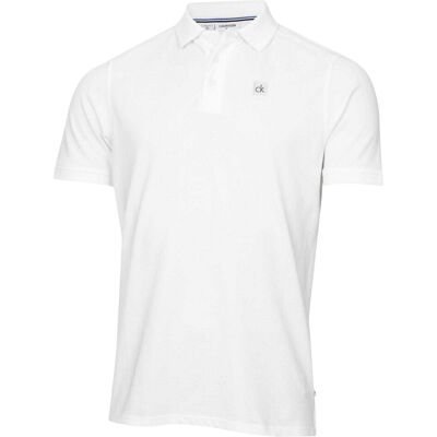 Calvin Klein Golfpoloshirt voor kinderen (Wit/zwart) 11-12J / 146-152cm Calvin Klein Golfpoloshirt voor kinderen (Wit/zwart) 11-12J / 146-152cm