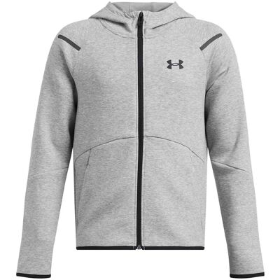 Under Armour Kinder/Kids Unstoppable Raglan Full Zip Hoodie (Grijs) 11-12J / 146-152cm Under Armour Kinder/Kids Unstoppable Raglan Full Zip Hoodie (Grijs) 11-12J / 146-152cm