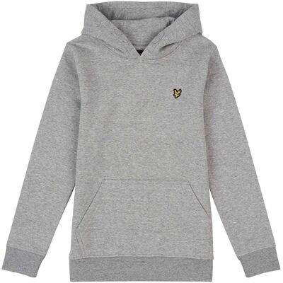 Lyle & Scott Jongens Regular Hoodie (Grijze Heide) 10-11J / 140-146cm Lyle & Scott Jongens Regular Hoodie (Grijze Heide) 10-11J / 140-146cm