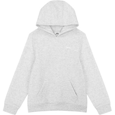 Slazenger Kinder/Kids logohoodie (Ijs Grijs Mergel) 11-12J / 146-152cm Slazenger Kinder/Kids logohoodie (Ijs Grijs Mergel) 11-12J / 146-152cm