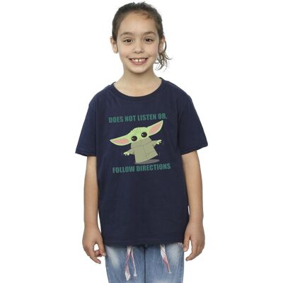 Star Wars Meisjes The Mandalorian Grogu Luistert Niet Katoenen T-Shirt (Marineblauw) 12-13J / 152-158cm Star Wars Meisjes The Mandalorian Grogu Luistert Niet Katoenen T-Shirt (Marineblauw) 12-13J / 152-158cm