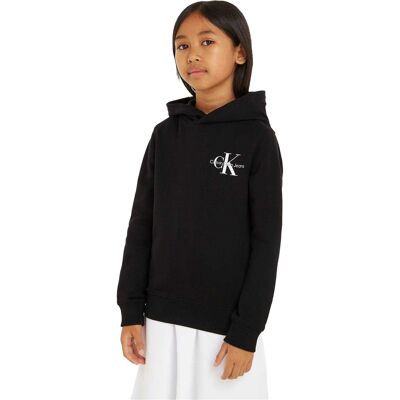Calvin Klein Kinder/Kids logohoodie (Zwart) 6J / 116cm Calvin Klein Kinder/Kids logohoodie (Zwart) 6J / 116cm