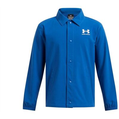 Under Armour Jongens Icon Woven Lichtgewicht Coach Jacket (Blauw) 7-8J / 122-128cm Under Armour Jongens Icon Woven Lichtgewicht Coach Jacket (Blauw) 7-8J / 122-128cm