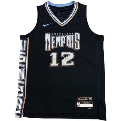 Nike Morant Memphis Grizzlies basketbalshirt voor kinderen (Zwart) 11-12J / 146-152cm Nike Morant Memphis Grizzlies basketbalshirt voor kinderen (Zwart) 11-12J / 146-152cm