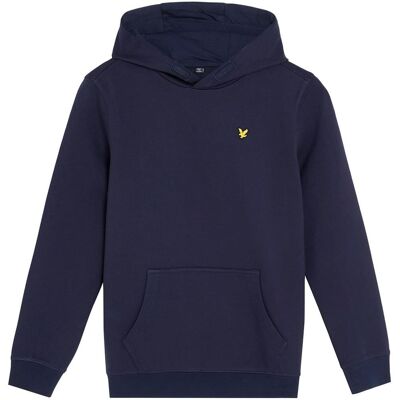 Lyle & Scott Hoodie met kangoeroezak en geborduurd logo voor kinderen (Donkere marine) 8-9J / 128-134cm Lyle & Scott Hoodie met kangoeroezak en geborduurd logo voor kinderen (Donkere marine) 8-9J / 128-134cm