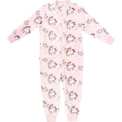 Star Ster Baby Meisjes Fleece Eendelig Nachtkleding (Zwart/Roze) 2-3J / 92-98cm Star Ster Baby Meisjes Fleece Eendelig Nachtkleding (Zwart/Roze) 2-3J / 92-98cm