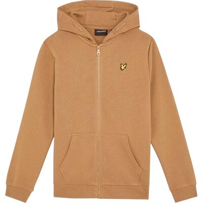 Lyle & Scott Jongens Hoodie Sweat Jacket (Tijgeroog) 15-16J / 170-176cm Lyle & Scott Jongens Hoodie Sweat Jacket (Tijgeroog) 15-16J / 170-176cm