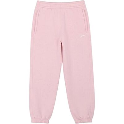 Slazenger Effen joggingbroeken van fleece voor kinderen (Zacht Roze) 7-8J / 122-128cm Slazenger Effen joggingbroeken van fleece voor kinderen (Zacht Roze) 7-8J / 122-128cm