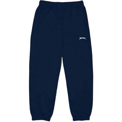 Slazenger Effen joggingbroeken van fleece voor kinderen (Marine) 13J / 158cm Slazenger Effen joggingbroeken van fleece voor kinderen (Marine) 13J / 158cm
